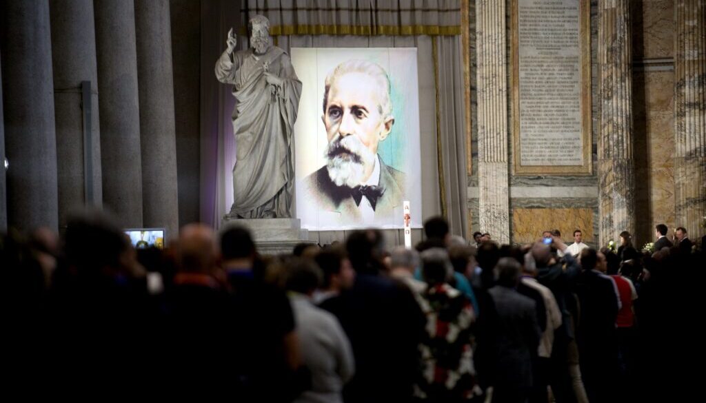 Beatificazione Giuseppe Toniolo 29 aprile 2012 Roma San Paolo Fuori le Mura